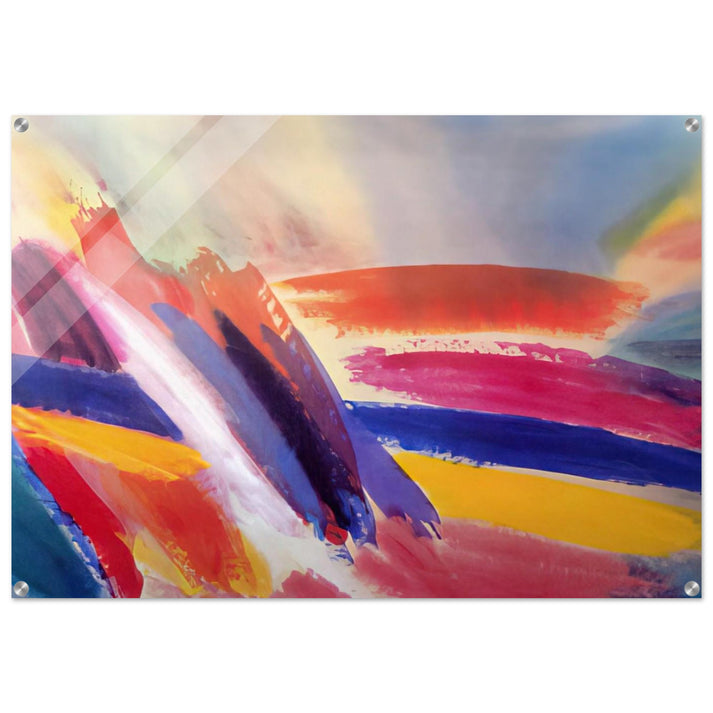 Spirit On High - 1995 - Ronnie Landfield Acrylic Print - 70x100 cm / 28x40″ inches