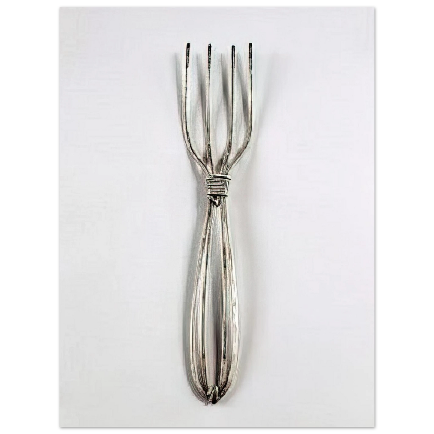 Alexander Calder - FORK 1940 Fine Art Poster - 13x18 cm / 5x7 inches