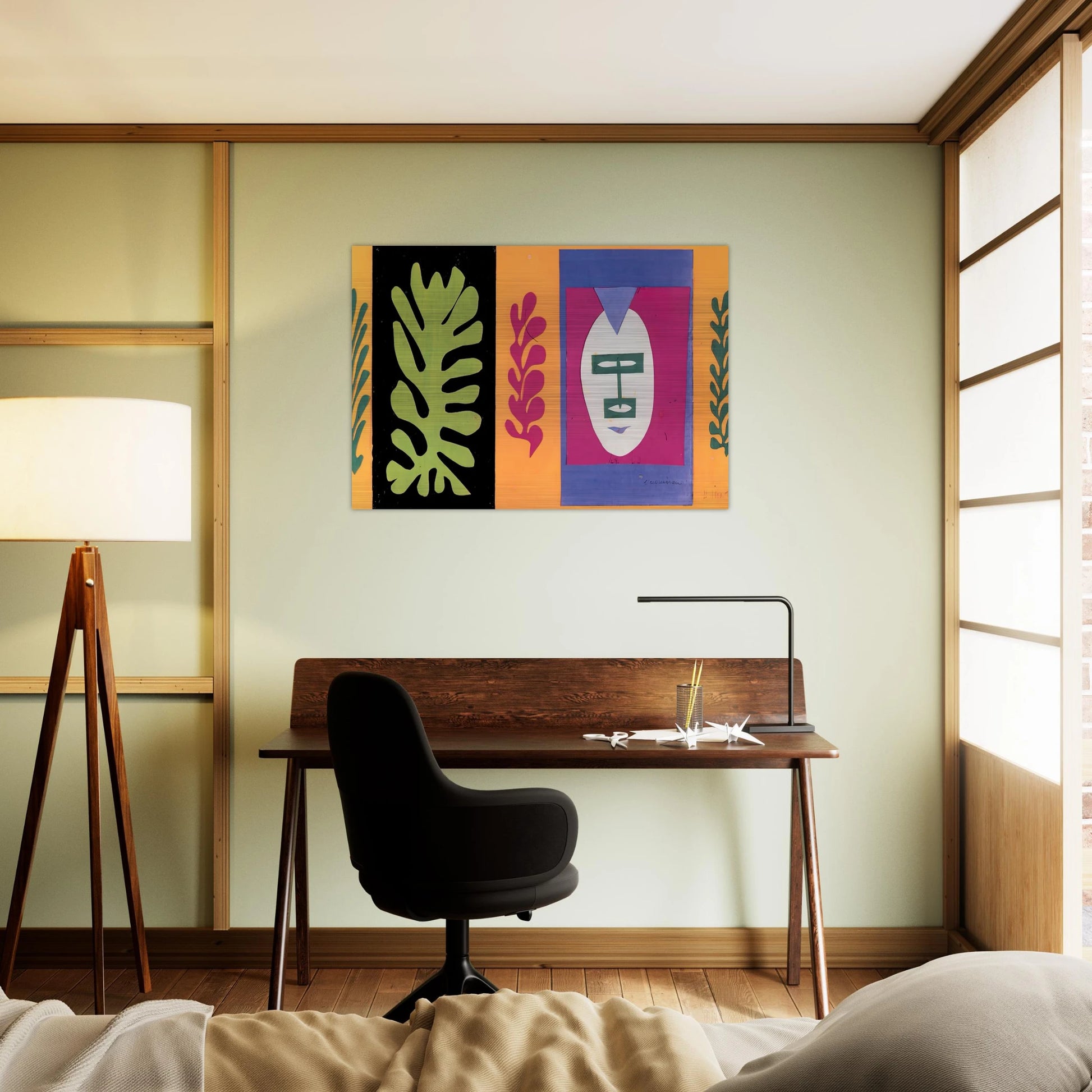 THE ESCHIMO 1947 - Henri Matisse Brushed Aluminum Print - 70x100 cm / 28x40 inches | Henri Matisse Aluminum Print | Henri Matisse Prints
