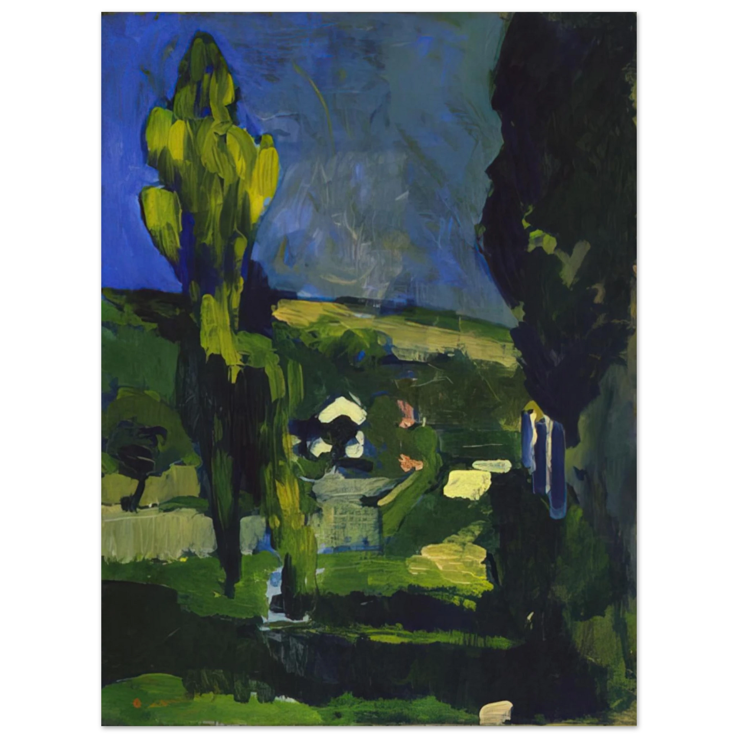 Andre Derain - POPLARS 1900 Fine Art Poster - Default Title