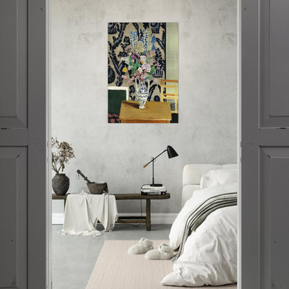 BOUQUET DE FLEURS POUR LE QUATORZE JUILLET 1919 - Henri Matisse Brushed Aluminum Print - 70x100 cm / 28x40 inches | Henri Matisse Aluminum Print | Henri Matisse Prints