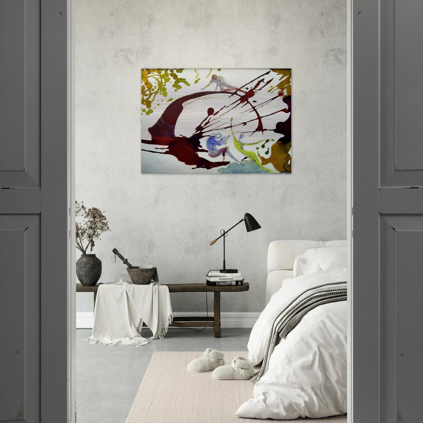 IN PRINCIPIODEUS CREAVIT 1964 - Salvador Dali Brushed Aluminum Print - 70x100 cm / 28x40 inches | Salvador Dali Aluminum Print | Salvador Dali Prints