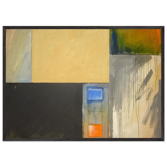 ForsythHouston - Abstract Expressionism - Mark Lancaster Framed Art Print – Black Wooden Frame - Default Title - -Framed Art Print