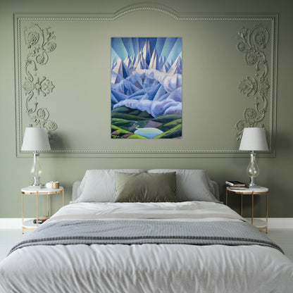 Forme ascenzionali o Forze ascenzionali - 1930 - Gerardo Dottori Brushed Aluminum Print - 70x100 cm / 28x40 inches | Gerardo Dottori Aluminum Print | Gerardo Dottori Prints