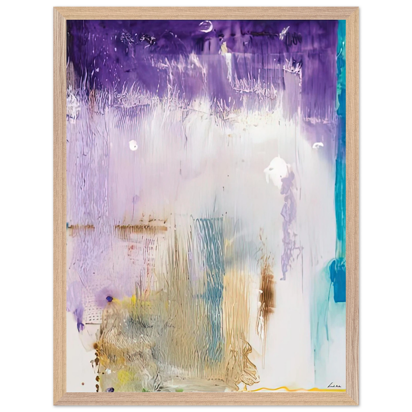 Helen Frankenthaler - Magnet, 1992- Wall Art - 30x40 cm / 12x16 inches - Fine Art Poster - -