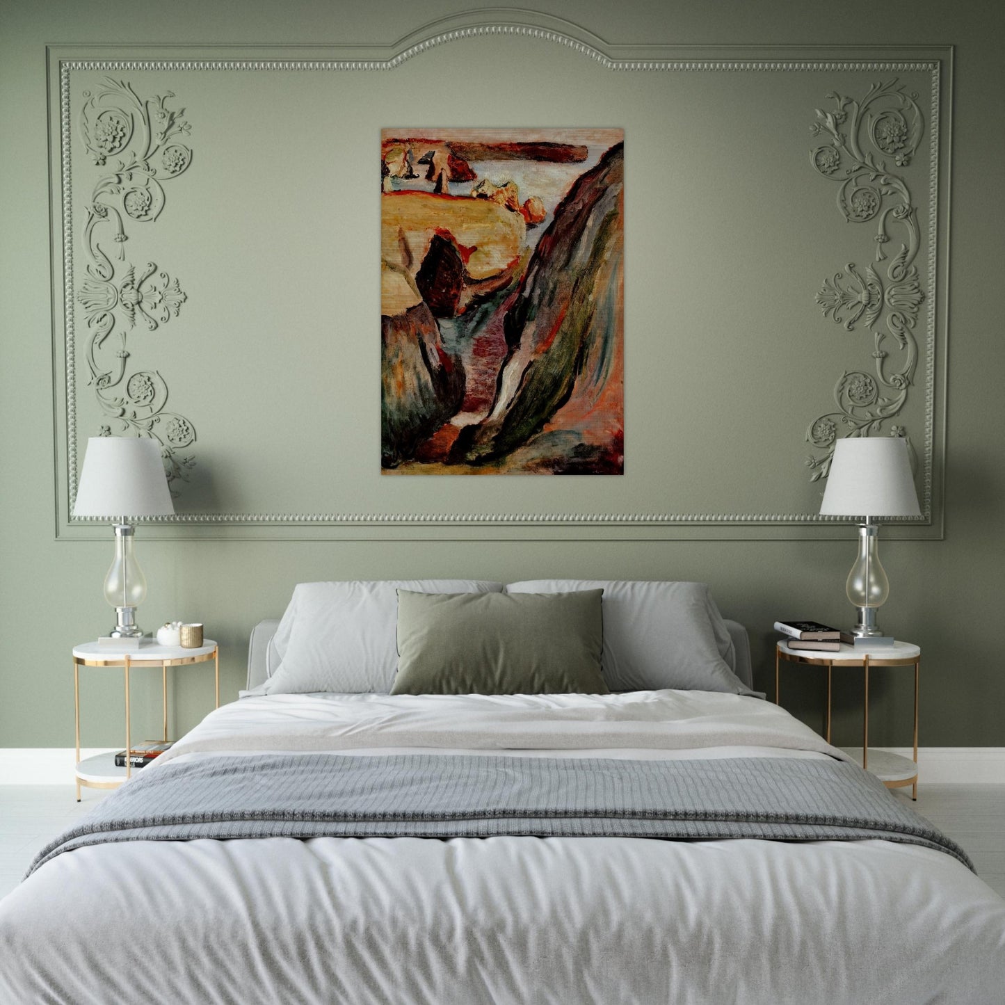 ROCHERS A BELLE ILE 1896 - Henri Matisse Brushed Aluminum Print - 70x100 cm / 28x40 inches | Henri Matisse Aluminum Print | Henri Matisse Prints