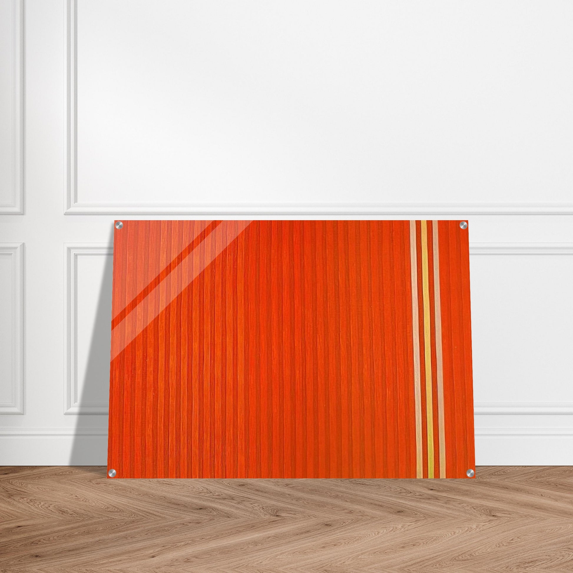 Red Devil - 1959 - Gene Davis Acrylic Print - 70x100 cm / 28x40″ inches | Gene Davis Wall Art | Gene Davis Prints