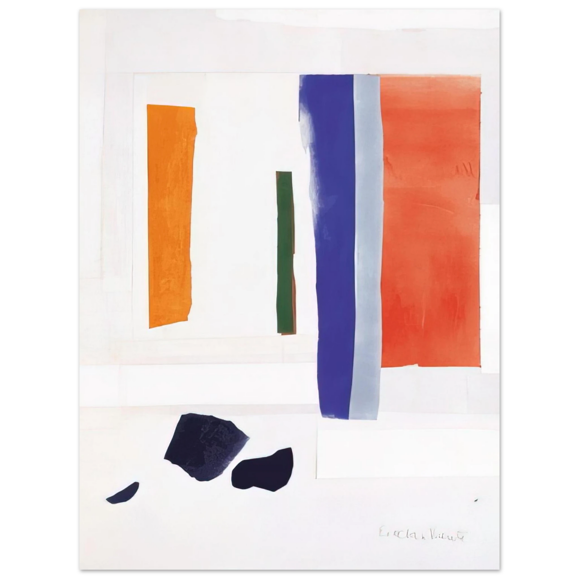 Esteban Vicente - UNTITLED 1978 Fine Art Poster - Default Title
