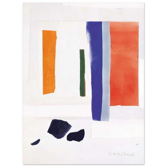 Esteban Vicente - UNTITLED 1978 Fine Art Poster - Default Title