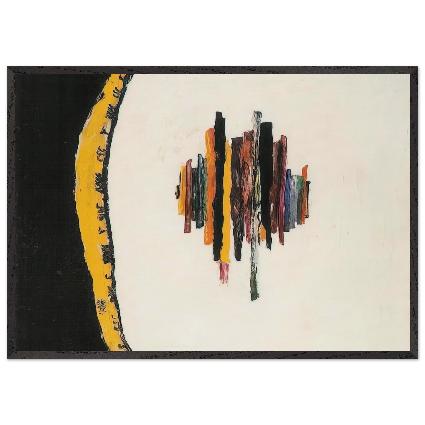 Mind Crystal - 1946 - Forrest Bess Framed Art Print – Black Wooden Frame - Default Title - -Framed Art Print