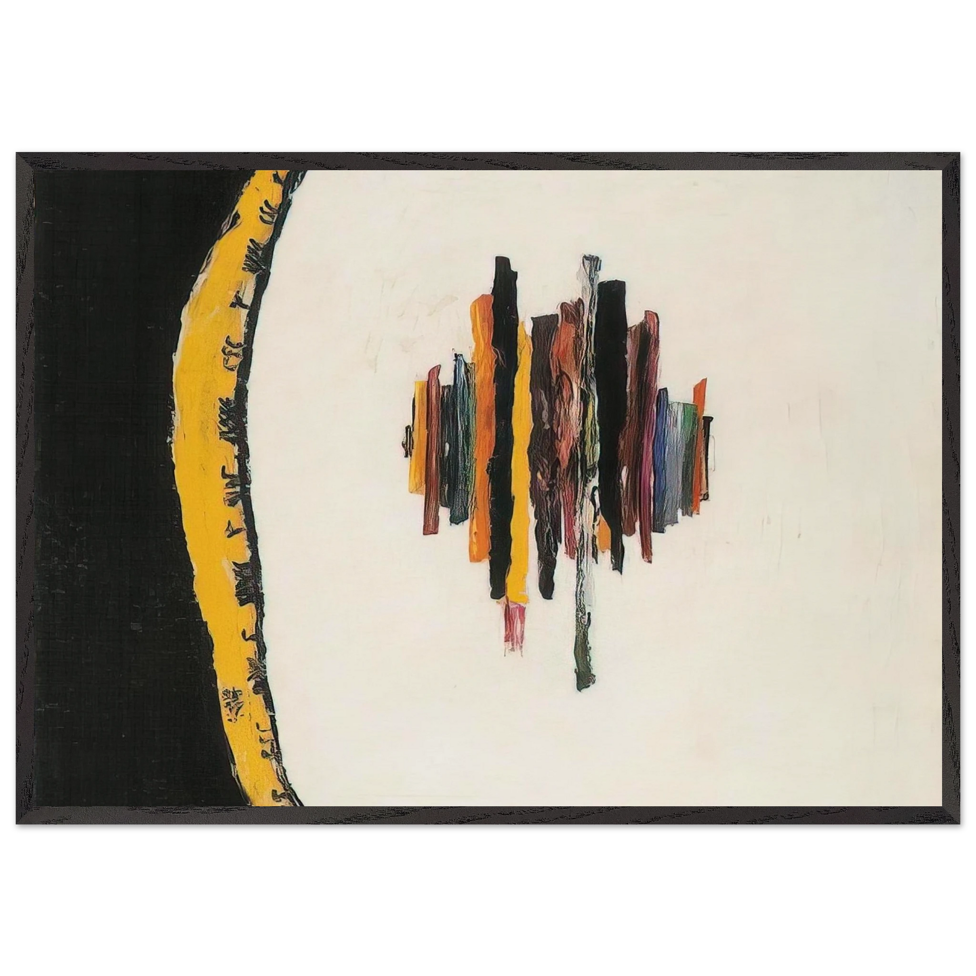 Mind Crystal - 1946 - Forrest Bess Framed Art Print – Black Wooden Frame - Default Title - -Framed Art Print