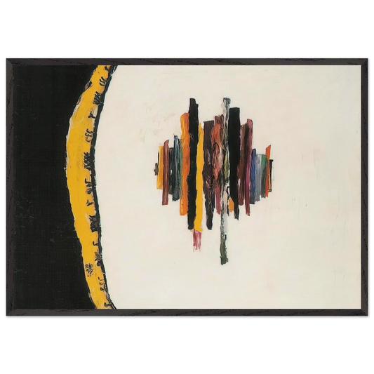 Mind Crystal - 1946 - Forrest Bess Framed Art Print – Black Wooden Frame - Default Title - -Framed Art Print