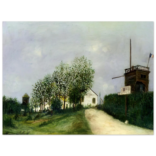 Maurice Utrillo - MOULIN IN SANNOIS Fine Art Poster - Default Title