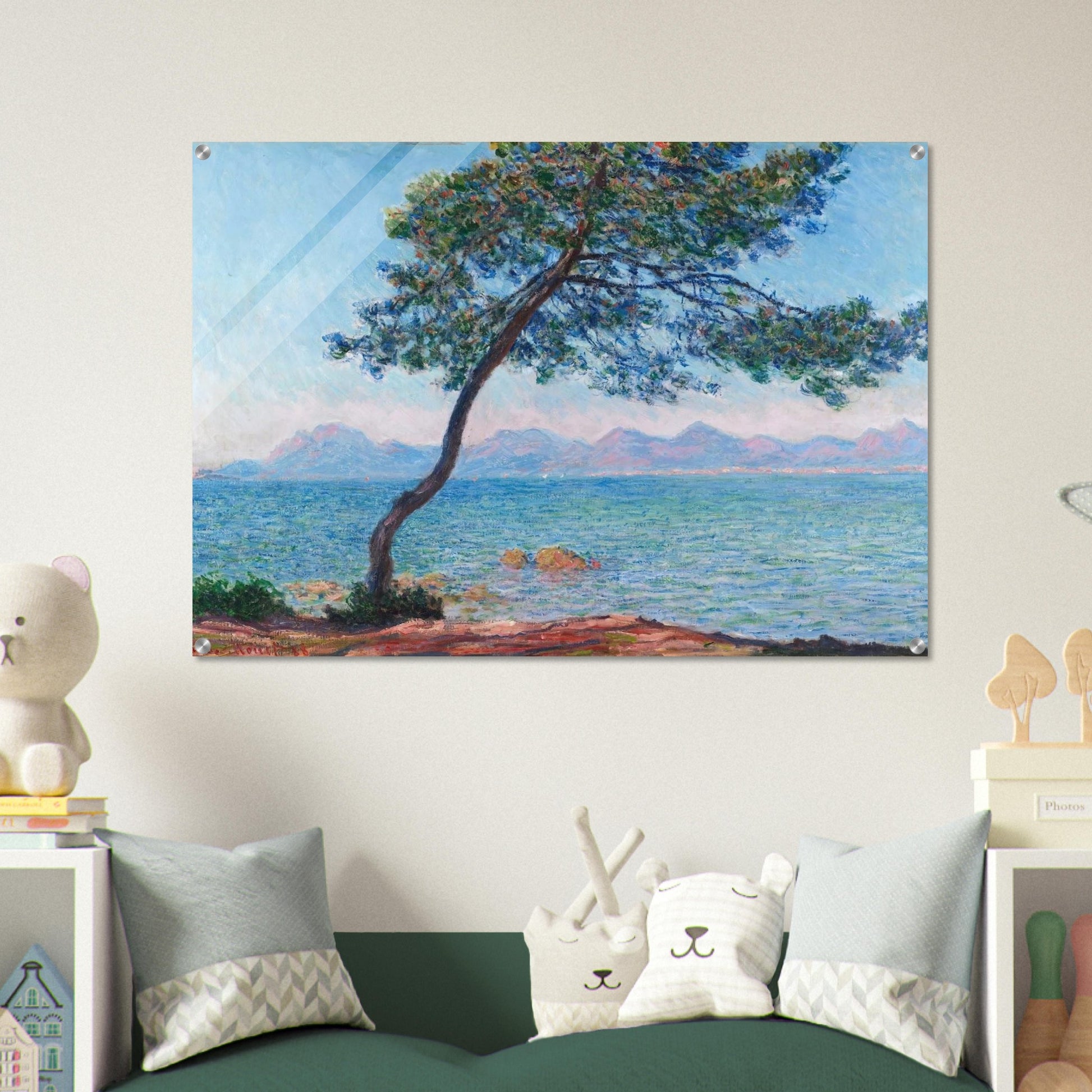 The Esterel Mountains - claude monet Acrylic Print - 70x100 cm / 28x40″ inches | claude monet Wall Art | claude monet Prints