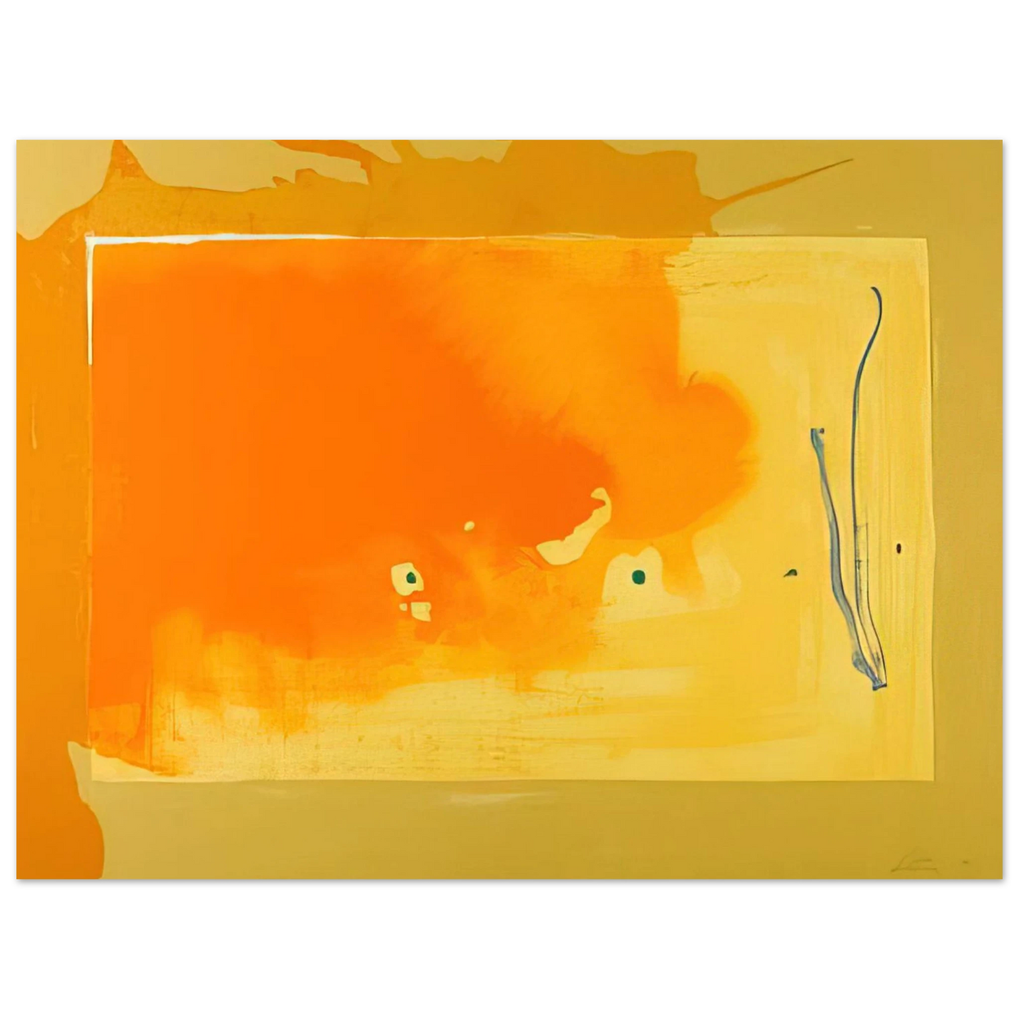 Helen Frankenthaler - Bilbao - 1998 Wall art - 50x70 cm / 20x28 inches - Fine Art Poster - -