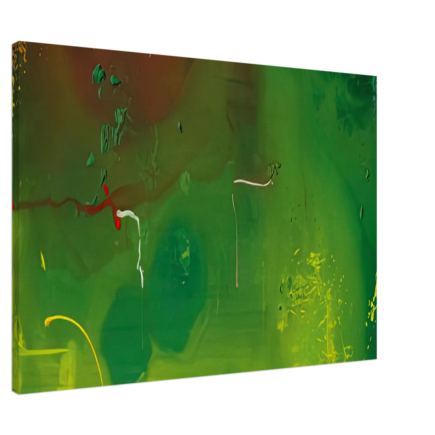 Helen Frankenthaler - Petroglyphs, 1990- Wall Art - 30x40 cm / 12x16 inches - Premium Wooden Framed Poster With Fine Art Paper - Wood frame