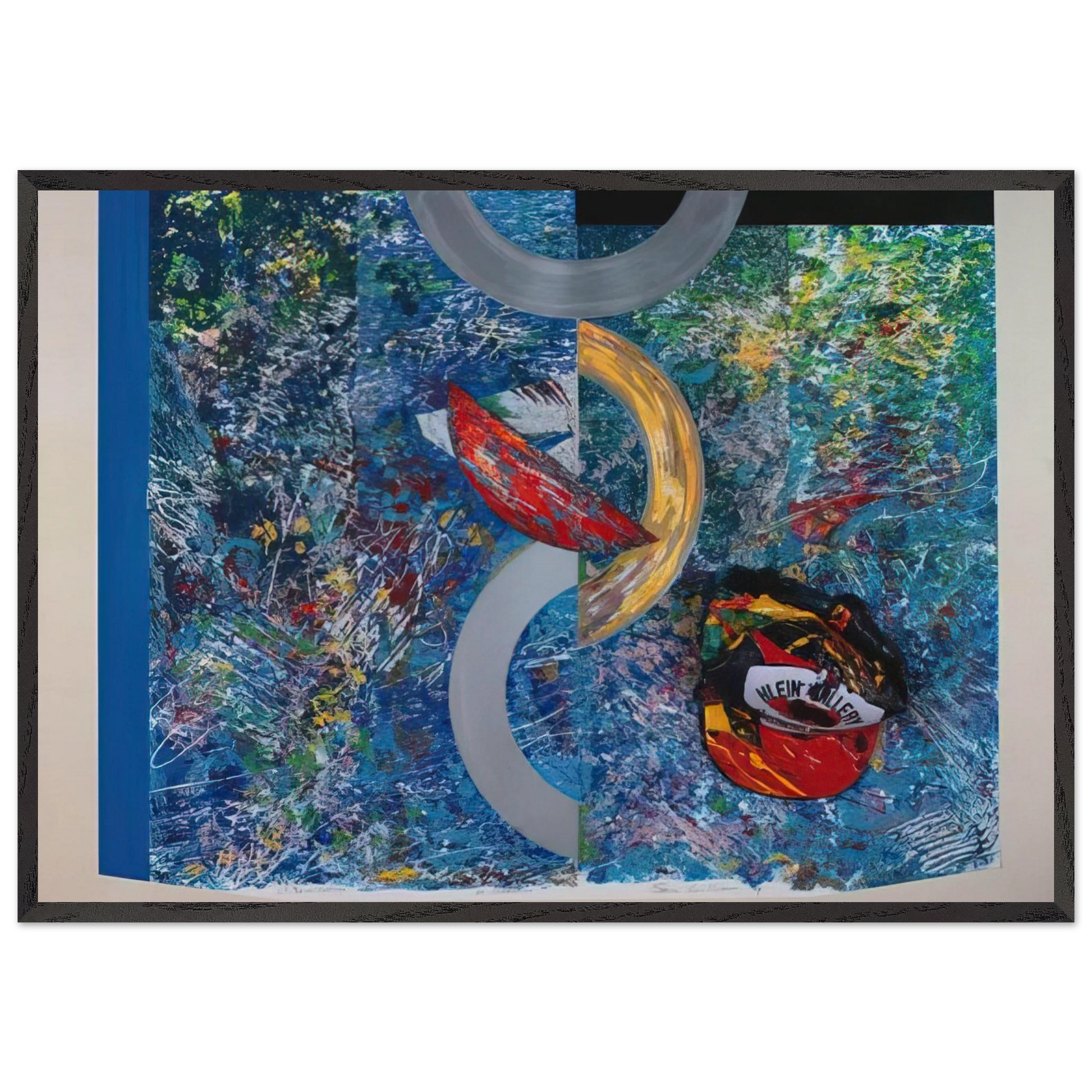 In Celebration - Sam Gilliam 70x100 cm / 28x40 inches Framed Art Print – Black Wooden Frame
