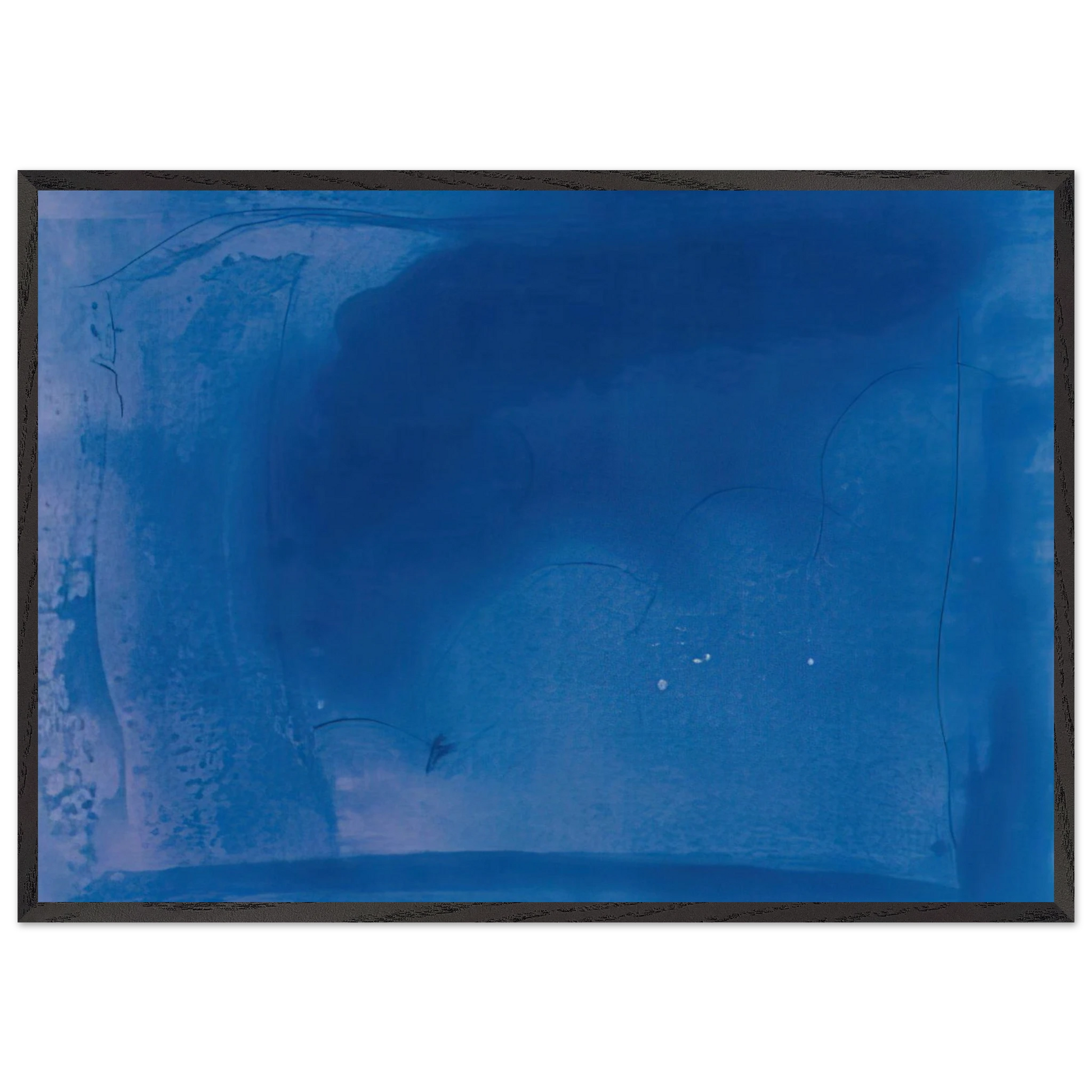 Corot s Mark - 1987 - Helen Frankenthaler 70x100 cm / 28x40 inches Framed Art Print – Black Wooden Frame