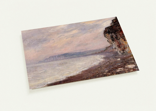 Cliffs at Pourville in the Fog By claude monet Pack of 10 Post Cards | claude monet Post Cards | A6 (10.5 x 14.8 cm) - 4.1 x 5.8 inches