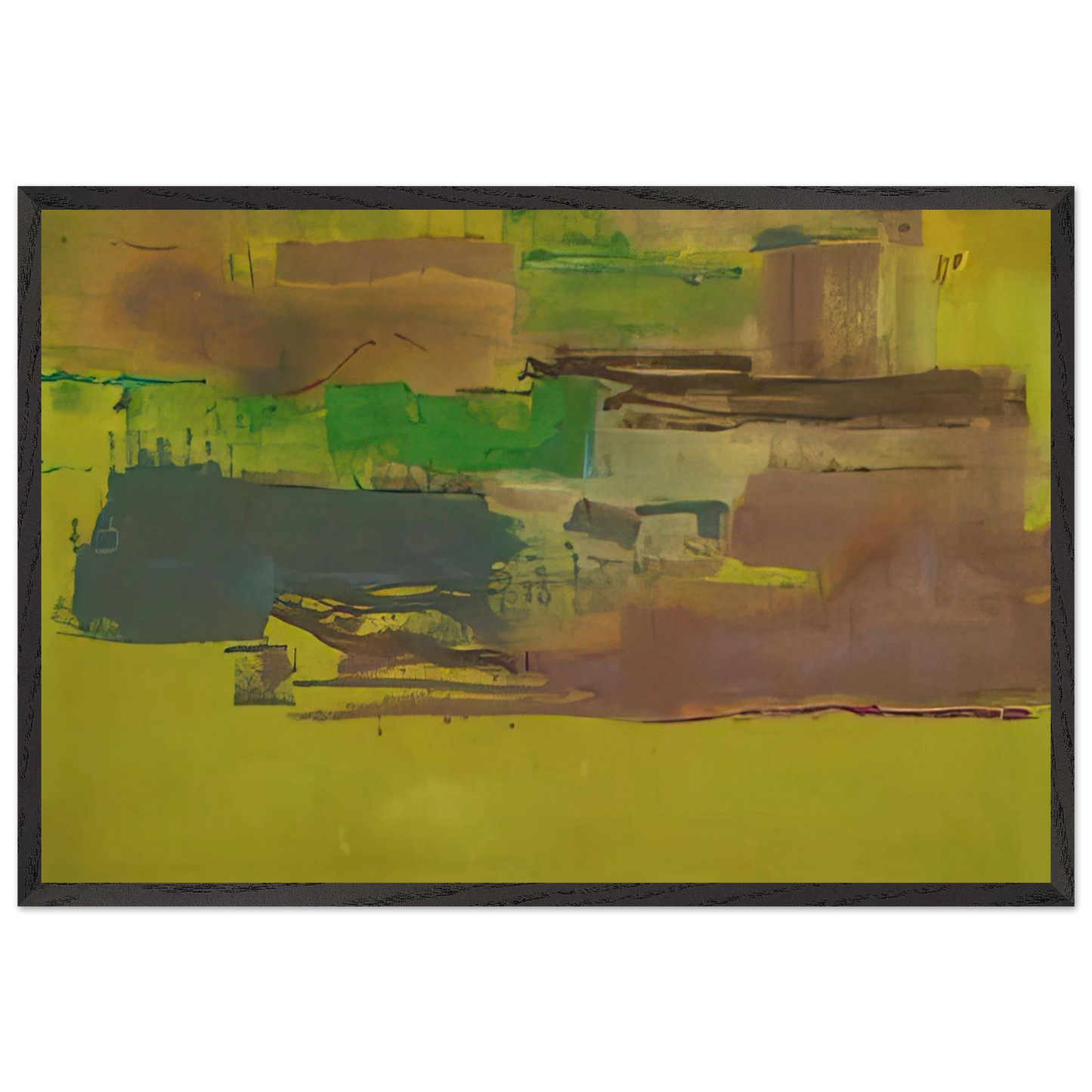Helen Frankenthaler - August Deep - 1978 Wall art - 21x29.7 cm / 8x12" - Fine Art Poster - -