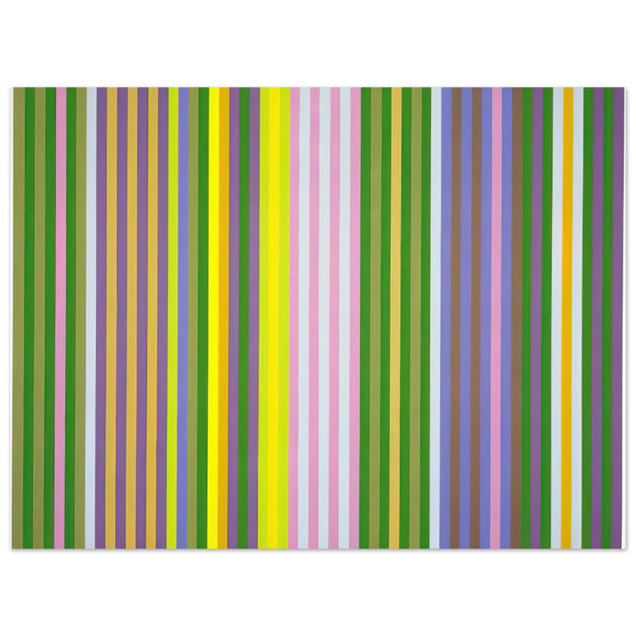 Gene Davis - Zebra - 1969  75x100 cm / 30x40inches Fine Art Poster