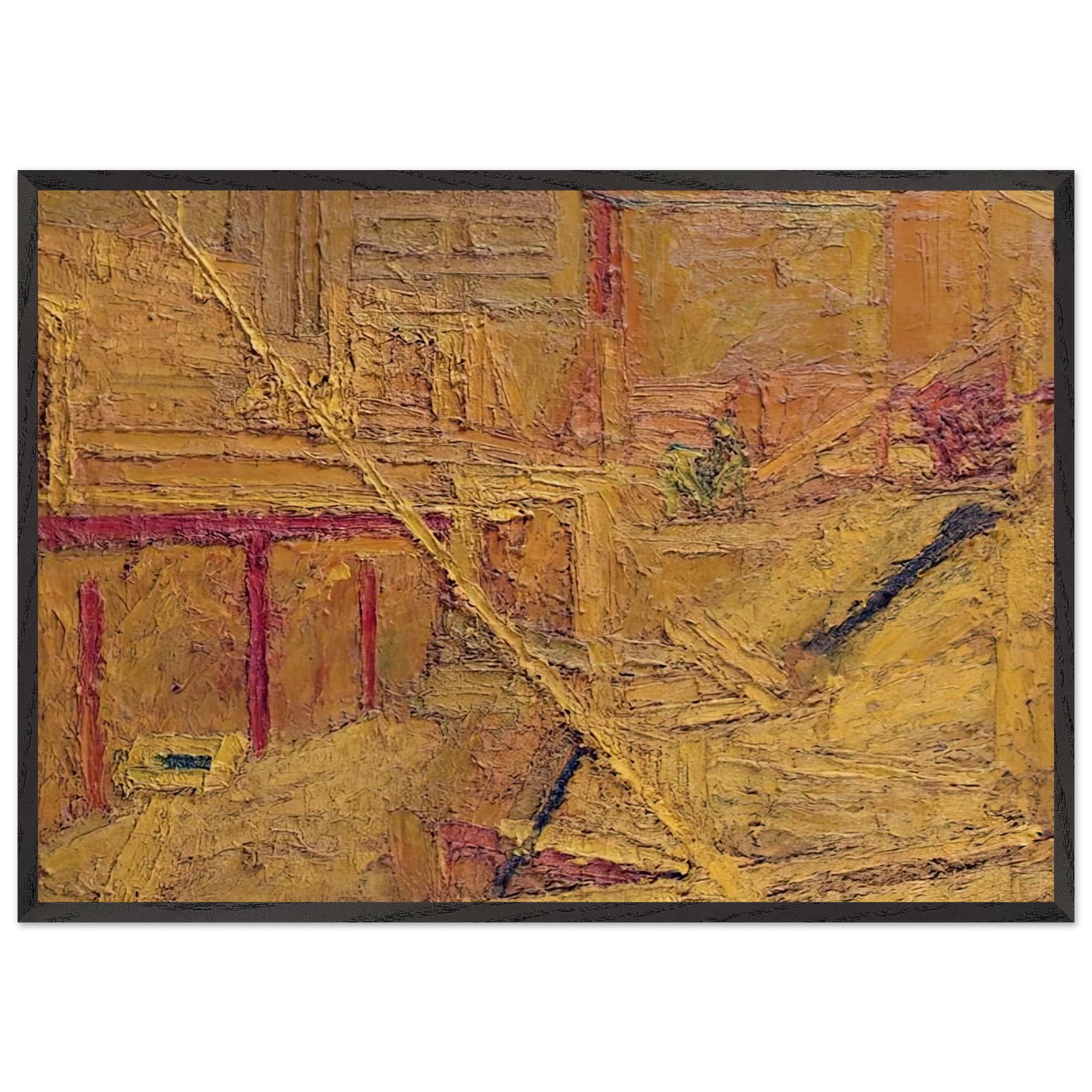 MAPLES DEMO - Frank Auerbach Framed Art Print – Black Wooden Frame - Default Title - -Framed Art Print