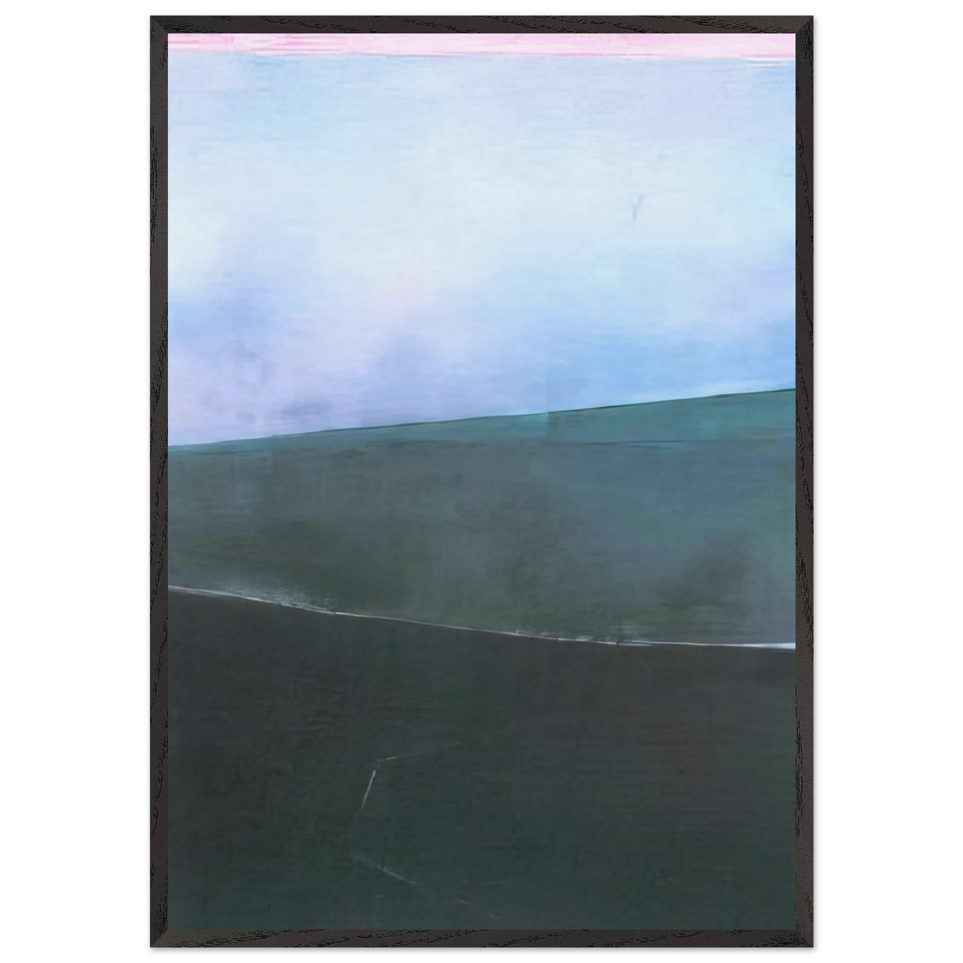 Washington DC October 8 1964 - 1964 N1 - Edward Corbett Framed Art Print – Black Wooden Frame - Default Title - -Framed Art Print