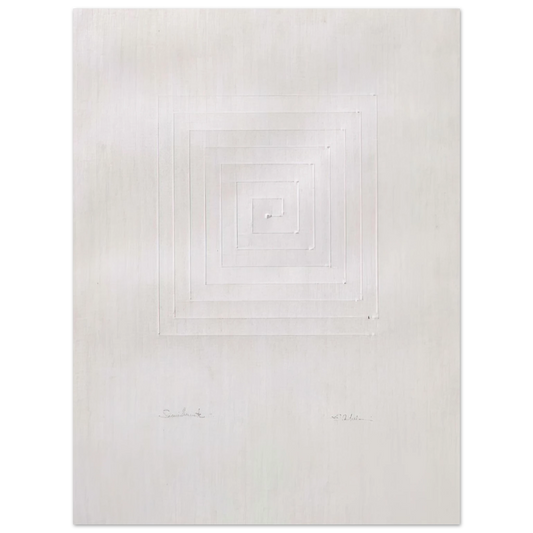 Enrico Castellani - Similmente - Spatialism Fine Art Poster - Default Title