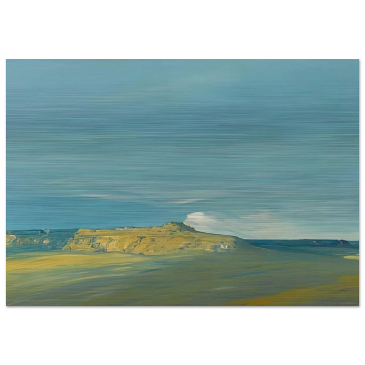 Oraibi, Hopi village, Arizona - Tonalism - Xavier Martinez Brushed Aluminum Print - 70x100 cm / 28x40 inches | Xavier Martinez Aluminum Print | Xavier Martinez Prints