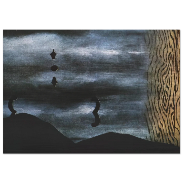 THE LINING OF SLEEP 1928 - Rene Magritte Brushed Aluminum Print - 70x100 cm / 28x40 inches | Rene Magritte Aluminum Print | Rene Magritte Prints
