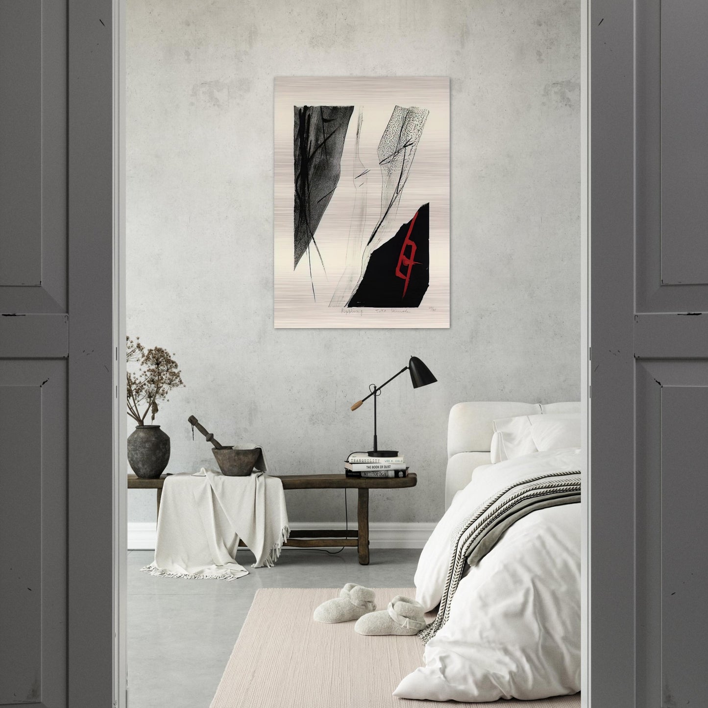 Rippling - 1983 - Toko Shinoda Brushed Aluminum Print - 70x100 cm / 28x40 inches | Toko Shinoda Aluminum Print | Toko Shinoda Prints