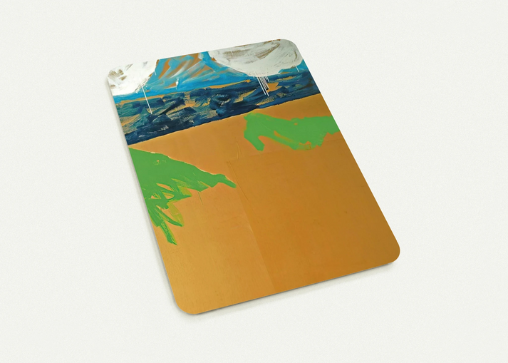 Paesaggio anemico - 1973 By Mario Schifano Pack of 10 Post Cards | Mario Schifano Post Cards | A6 (10.5 x 14.8 cm) - 4.1 x 5.8 inches