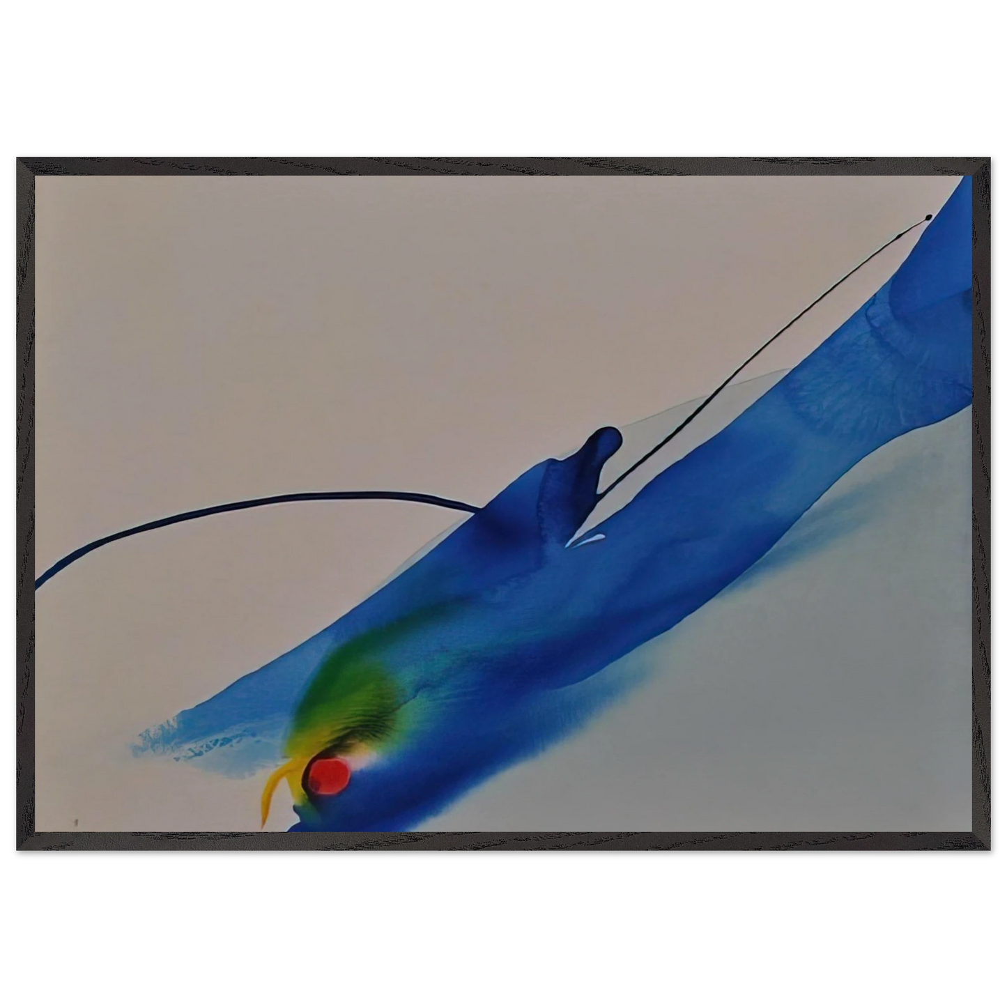 Phenomena Calling - Paul Jenkins Framed Art Print – Black Wooden Frame - Default Title - -Framed Art Print