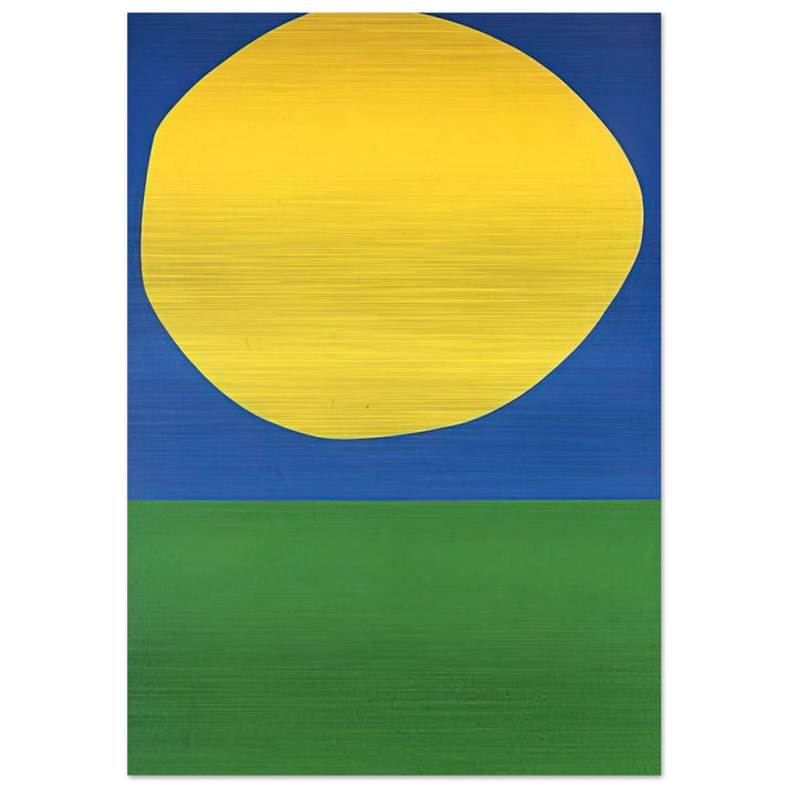 High Yellow - Ellsworth Kelly Brushed Aluminum Print - 70x100 cm / 28x40 inches | Ellsworth Kelly Aluminum Print | Ellsworth Kelly Prints