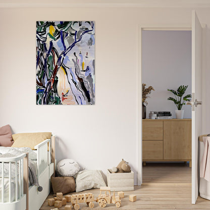 SAILBOATS 1985 - Roy Lichtenstein Brushed Aluminum Print - 70x100 cm / 28x40 inches | Roy Lichtenstein Aluminum Print | Roy Lichtenstein Prints