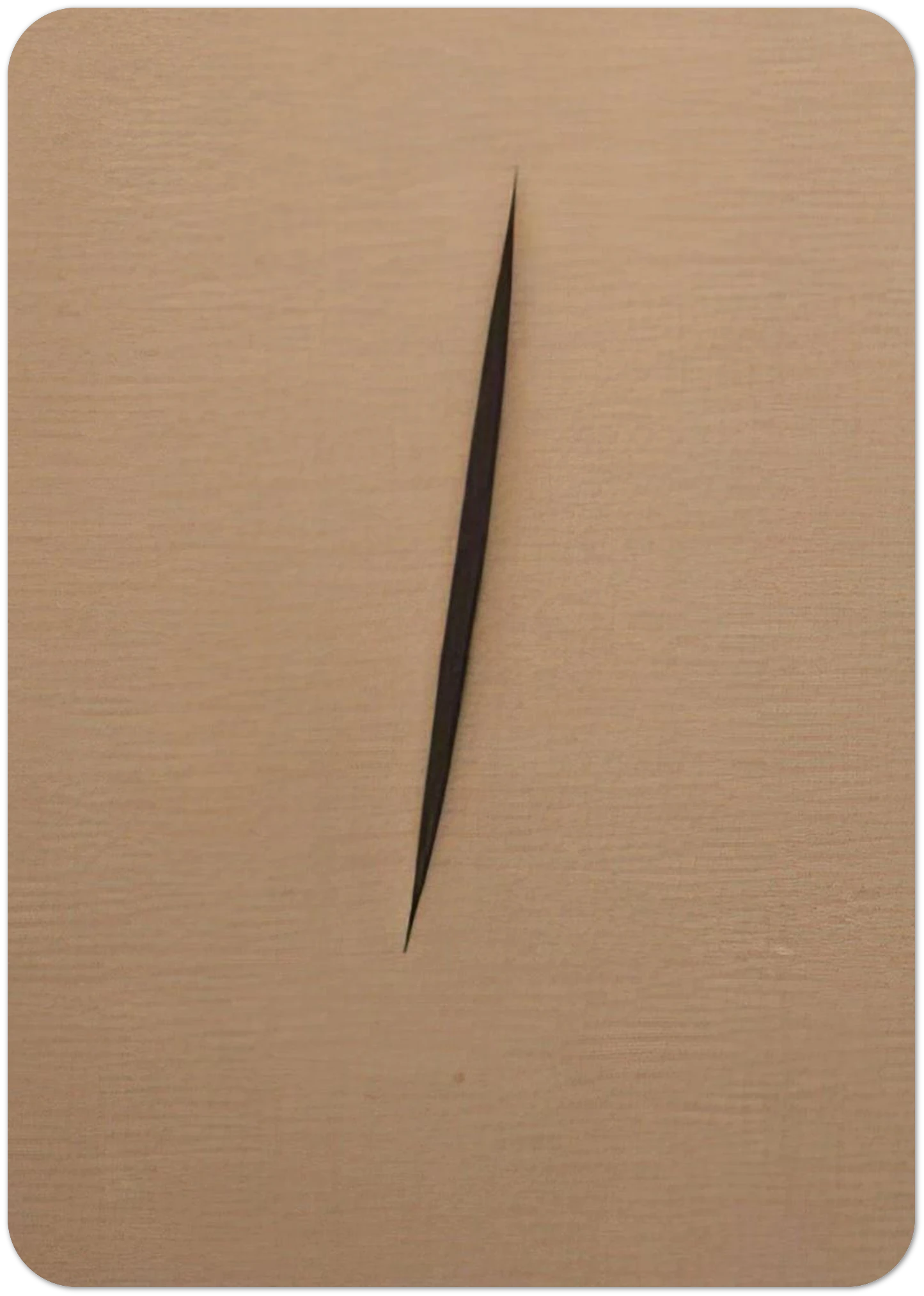 Concept Spatiale - 1960 By Lucio Fontana Pack of 10 Post Cards | Lucio Fontana Post Cards | A6 (10.5 x 14.8 cm) - 4.1 x 5.8 inches