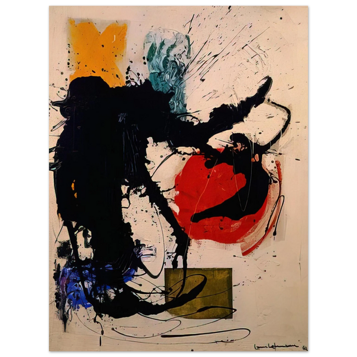 Hans Hofmann - Rope-Swinger  75x100 cm / 30x40inches Fine Art Poster