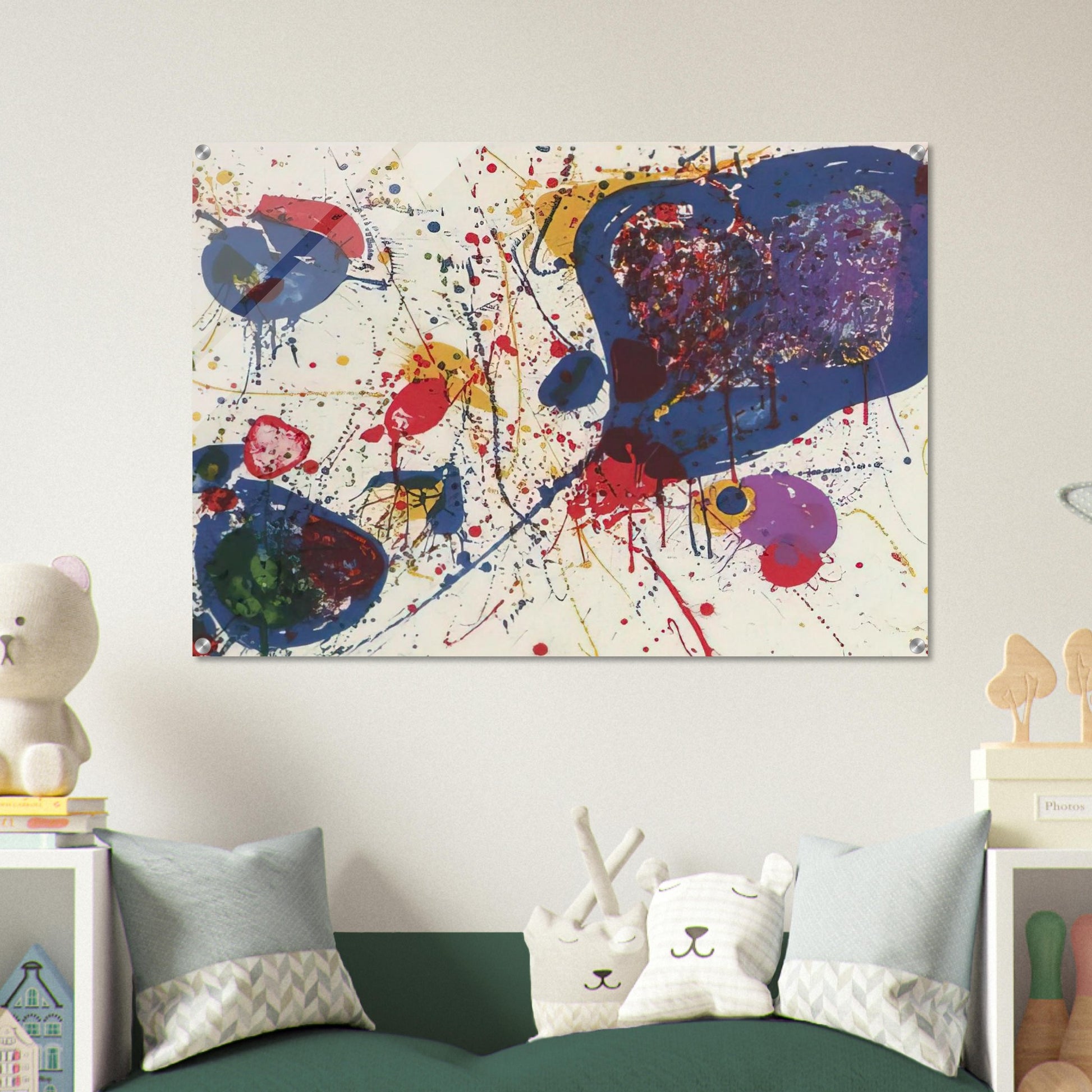 Light Violet  Lembark L20  - Sam Francis Acrylic Print - 70x100 cm / 28x40″ inches | Sam Francis Wall Art | Sam Francis Prints