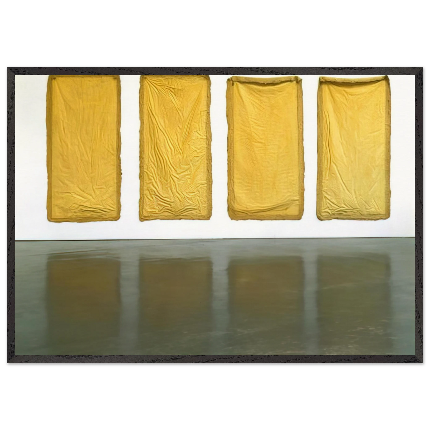 AUGHT 1968 - Eva Hesse Framed Art Print – Black Wooden Frame - Default Title - -Framed Art Print