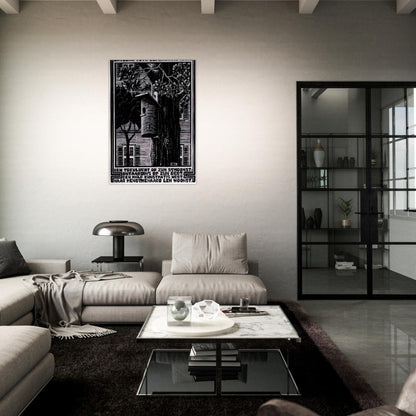 EMBLEMATA RETREAT - MC Escher Brushed Aluminum Print - 70x100 cm / 28x40 inches | MC Escher Aluminum Print | MC Escher Prints
