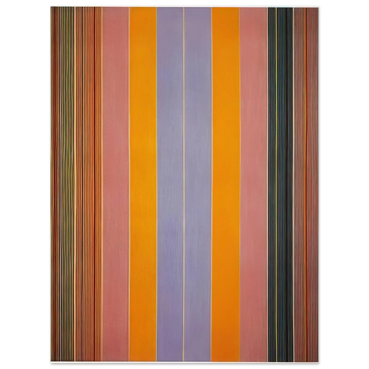 Gene Davis - Blue Broad Jump - 1960 Fine Art Poster - Default Title