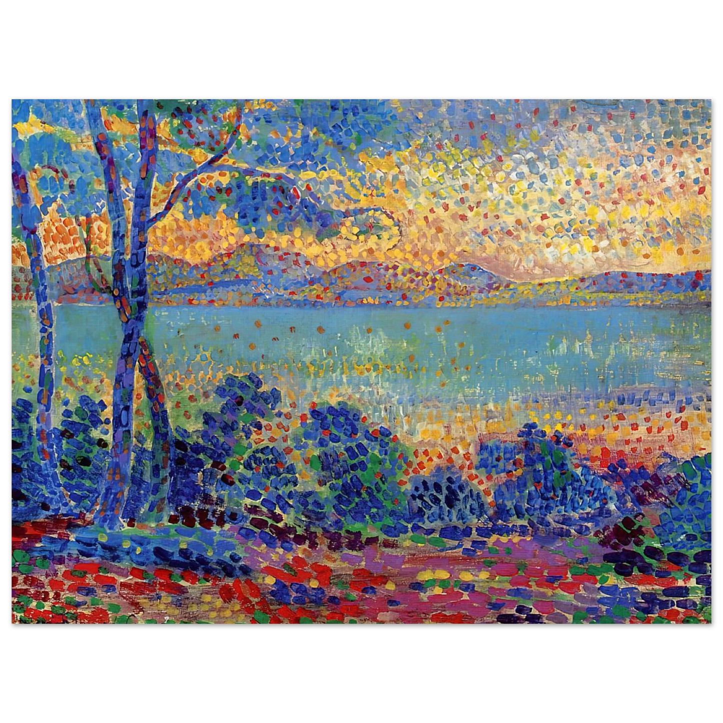 Henri-Edmond Cross - Provence Landscape Fine Art Poster - Default Title