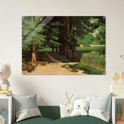 Lane of Chestnut Trees at the Jas de Bouffan - Paul Cézanne Acrylic Print - 70x100 cm / 28x40″ inches