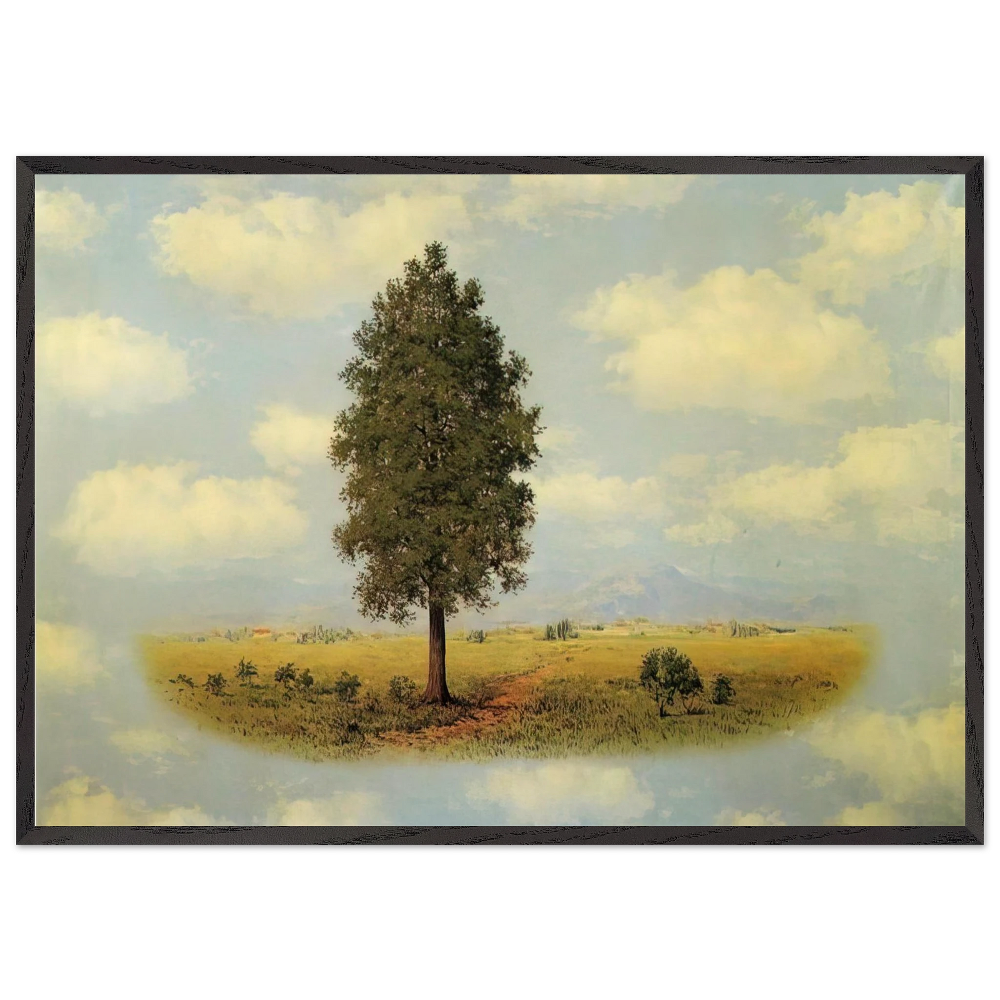 TERRITORY 1957 - Rene Magritte Framed Art Print – Black Wooden Frame - Default Title - -Framed Art Print