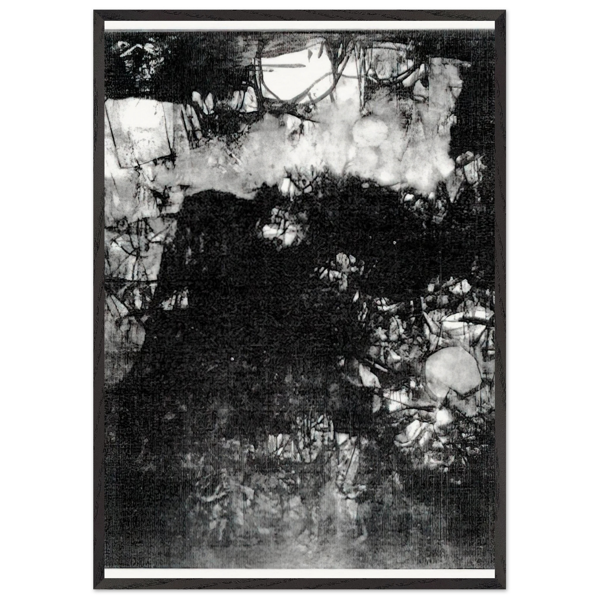 Untitled - 1951 N5 - Edward Corbett Framed Art Print – Black Wooden Frame - Default Title - -Framed Art Print