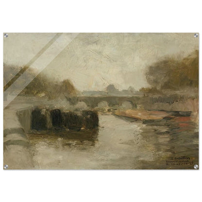 LE PONT 1895 - Henri Matisse Acrylic Print - 70x100 cm / 28x40″ inches