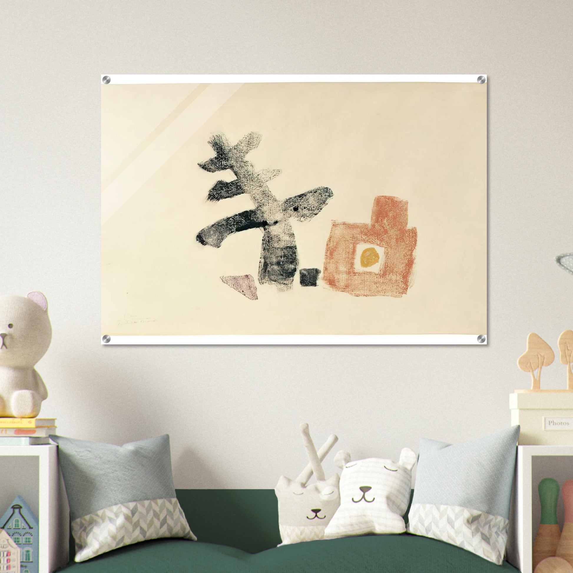 11.5.50 - 1950 - Julius Bissier Acrylic Print - 70x100 cm / 28x40″ inches | Julius Bissier Wall Art | Julius Bissier Prints