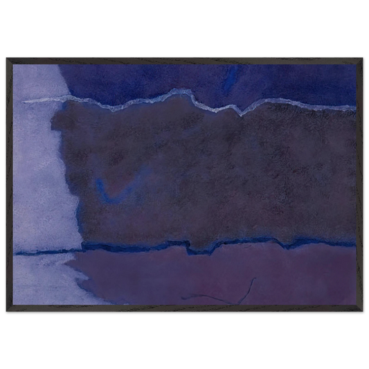 Infinity Field Lefkada Series For CD Friedrich - 1981 - Theodoros Stamos Framed Art Print – Black Wooden Frame - Default Title - -Framed Art Print