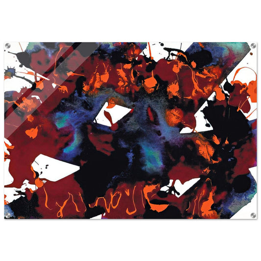 Untitled  SFP94-149  SFF 1819  - Sam Francis Acrylic Print - 70x100 cm / 28x40″ inches | Sam Francis Wall Art | Sam Francis Prints