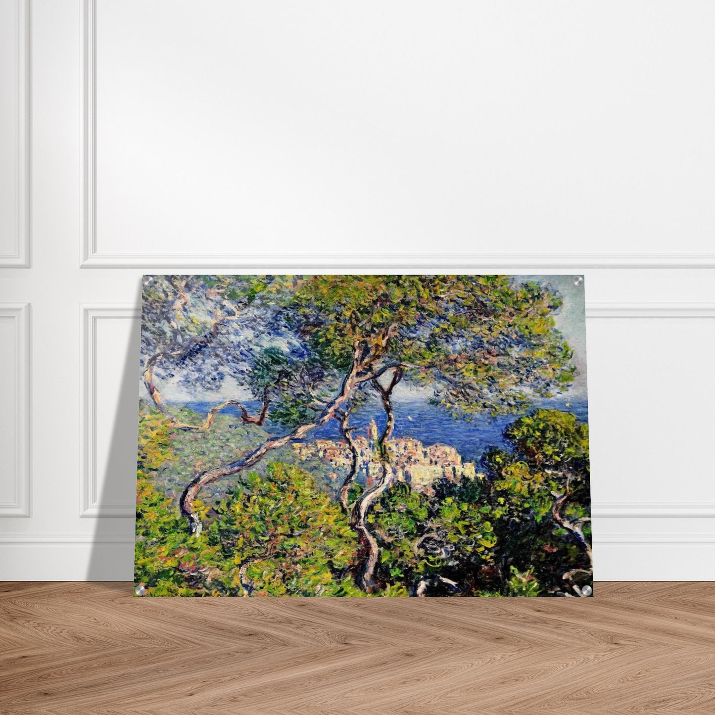 Bordighera - claude monet Acrylic Print - 70x100 cm / 28x40″ inches